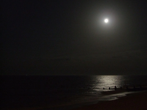 moon sea groyne beach